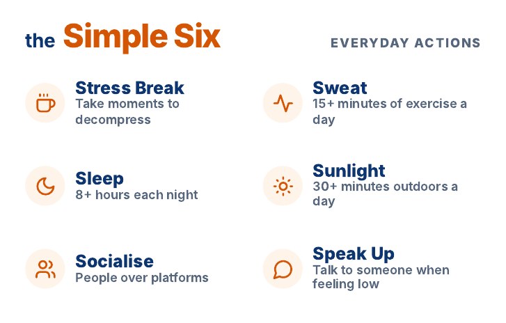 The Simple Six pocket card